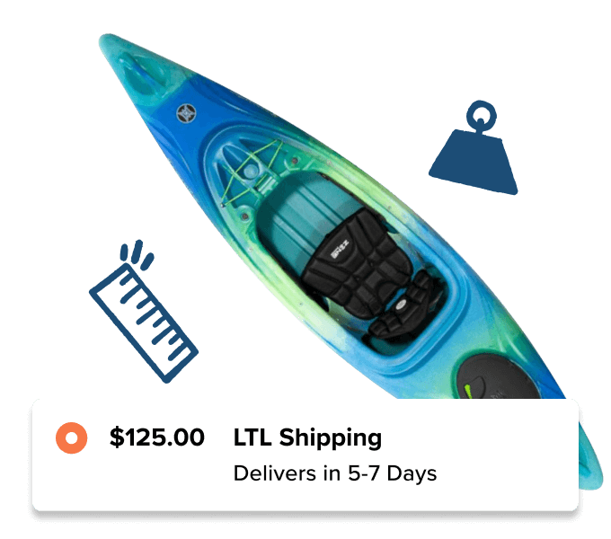 $125 LTL Shipping for kayak